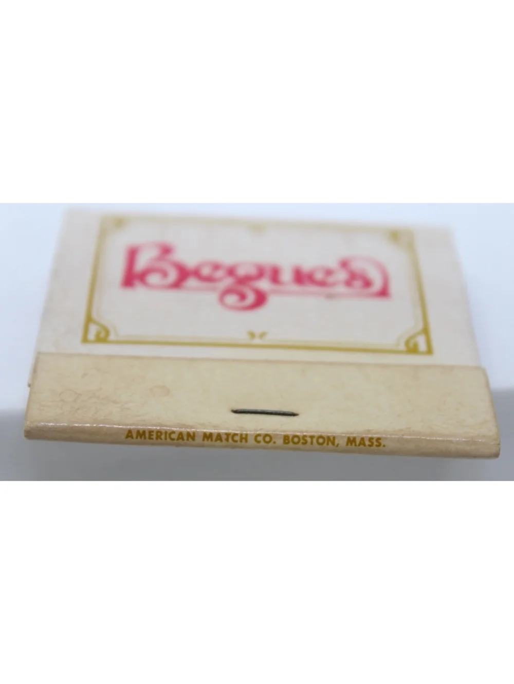 Vintage Matchbook Begue's Restaurant & Bar New Orleans The Royal Sonesta Hotel
